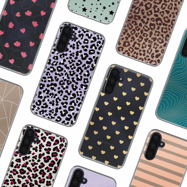 imoshion Design Hülle Samsung Galaxy A35 - Leopard Lilac