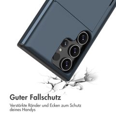 imoshion Backcover mit Kartenfach Samsung Galaxy S24 Ultra - Dunkelblau
