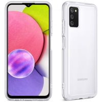 Samsung Original Silicone Clear Cover für das Galaxy A03s - Transparent