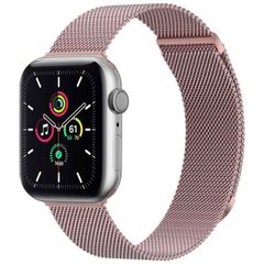 imoshion Magnetisches Milanaise Armband für das  Apple Watch Series 1 - 9 / SE (38/40/41 mm) | Series 10 / 11 (42 mm) - Größe M - Rosa