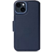 Decoded 2 in 1 Leather Klapphülle für das Apple iPhone 14 - Dunkelblau