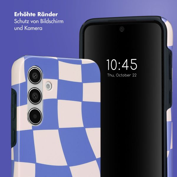 Selencia Vivid Back Cover Samsung Galaxy A55 - Groovy Sapphire Blue
