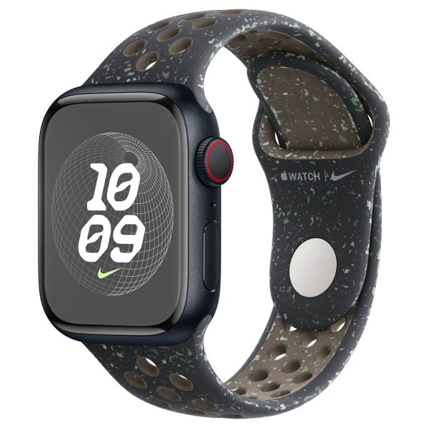 Apple Nike Sport Band für das Apple Watch Series 1 bis 9 / SE (38/40/41 mm) | Series 10 (42 mm) - Größe S/M - Midnight Sky