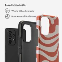 Selencia Vivid Back Cover Samsung Galaxy A53 - Dream Swirl Orange