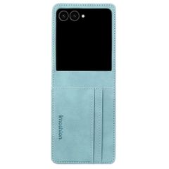 imoshion Luxuriöse Klapphülle Samsung Galaxy Z Flip 8 - Hellblau