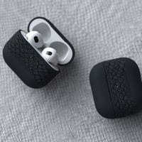 Njorð Collections Salmon Leather Case für Apple AirPods 3 (2021) - Dark Grey