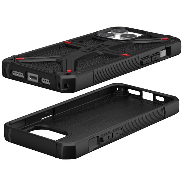 UAG Monarch Backcover für das Apple iPhone 15 Pro Max - Kevlar Black