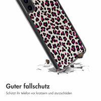 imoshion Design Hülle Samsung Galaxy S22 - Leopard Pink