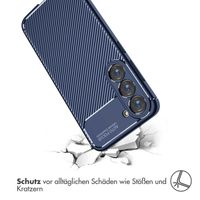 imoshion Carbon-Hülle für das Samsung Galaxy S23 - Blau