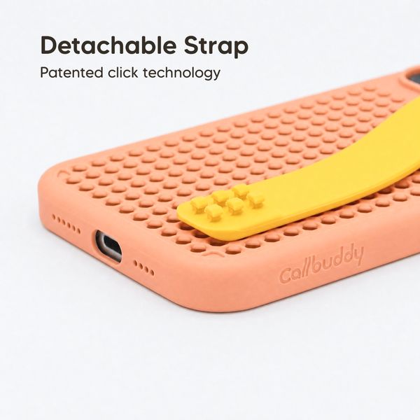 Callbuddy Hülle mit Strap Apple iPhone 16 Pro Max - Coral Pop
