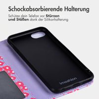 imoshion Design Klapphülle Apple iPhone SE (2022 / 2020) / 8 / 7 / 6(s) - Dusty Rose Blossoms
