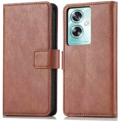 imoshion Luxuriöse Klapphülle Oppo A79 - Braun