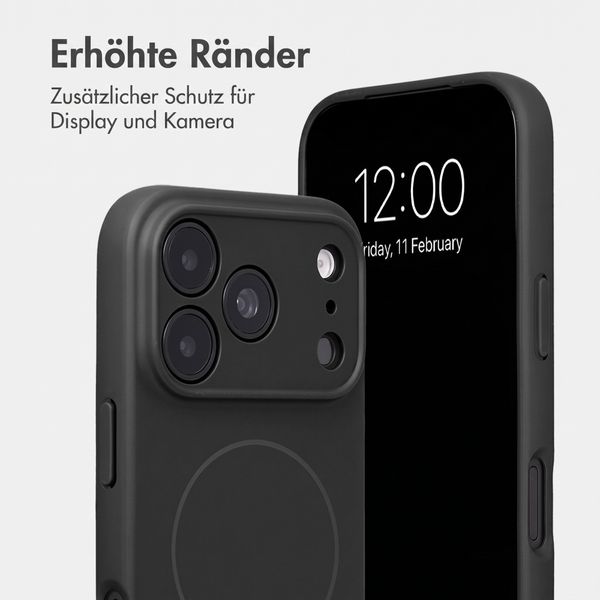 Accezz Grip Backcover mit MagSafe Apple iPhone 18 Pro / 17 Pro - Schwarz