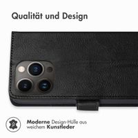 imoshion Luxuriöse Klapphülle Apple iPhone 13 Pro - Schwarz