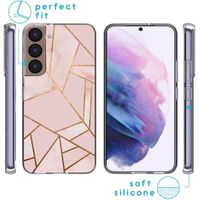 imoshion Design Hülle Samsung Galaxy S22 - Pink Graphic