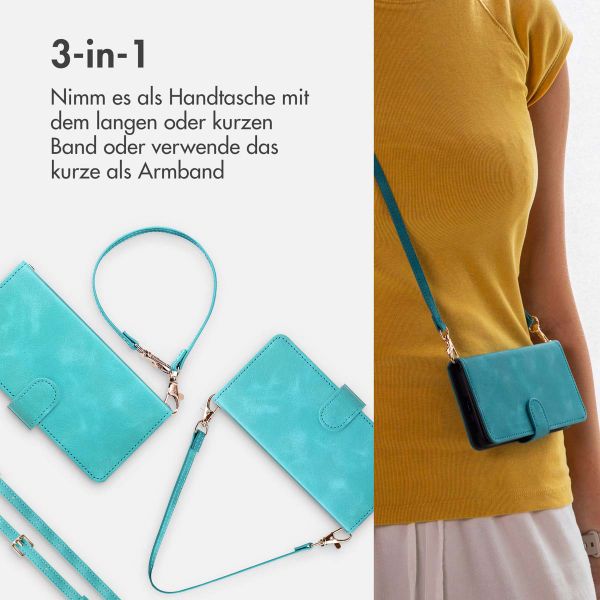 imoshion Klapphülle mit Kordel Samsung Galaxy S21 FE - Türkis