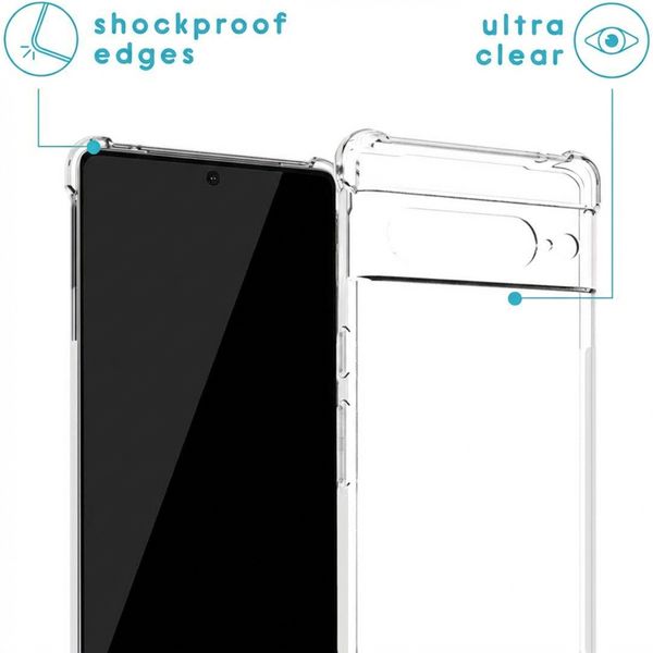 imoshion Transparentes Backcover mit Band Google Pixel 7 Pro - Schwarz