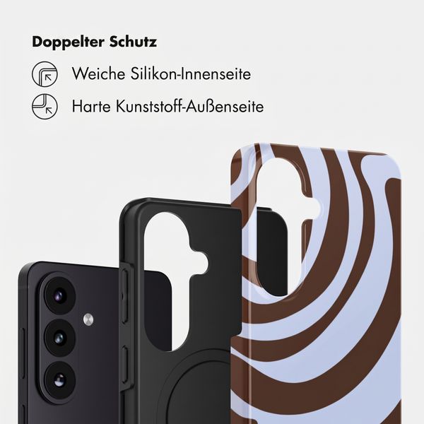 Selencia Vivid Rückabdeckung mit MagSafe Samsung Galaxy S26 FE - Dream Swirl Chocolate