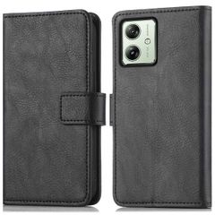 imoshion Luxuriöse Klapphülle Motorola Moto G54 - Schwarz