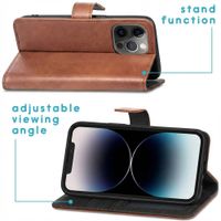 imoshion Luxuriöse Klapphülle Apple iPhone 13 Pro Max - Braun