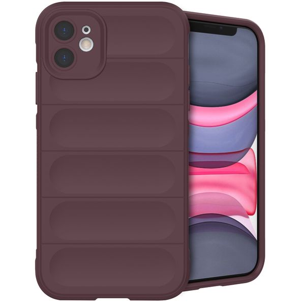 imoshion EasyGrip Back Cover für das iPhone 11 - Aubergine