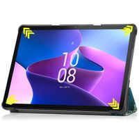 imoshion Design Trifold Klapphülle für das Lenovo Tab M10 (3rd gen) - Grüne Planze