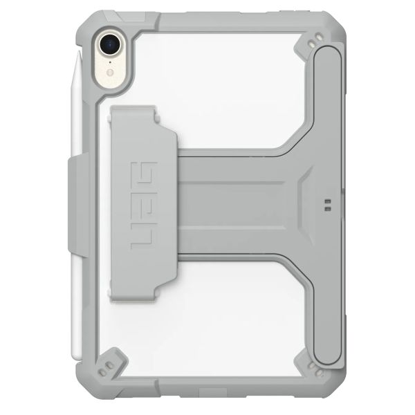 UAG Scout Healthcare backcover mit Ständer und Strap für das iPad Mini 6 (2021) / iPad Mini 7 (2024) - Weiß / Grau