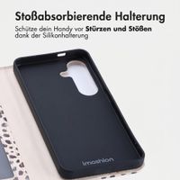 imoshion Design Klapphülle Samsung Galaxy S25 - Black And White Dots