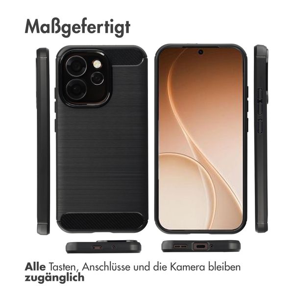 imoshion Brushed Back Cover Oppo Reno15 Pro (5G) - Schwarz