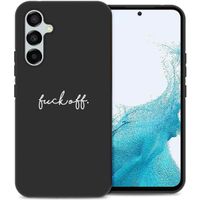 imoshion Design Hülle für das Samsung Galaxy A54 (5G) - Fuck Off - Schwarz