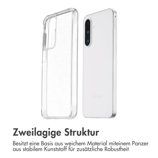 imoshion Klare Glitter Backcover Samsung Galaxy A36 / A56 - Silber