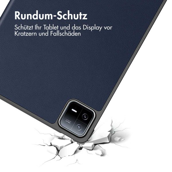 imoshion Trifold Klapphülle für das Xiaomi Pad 6 / 6 Pro - Dunkelblau