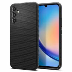 Spigen Liquid Air™ Case für das Samsung Galaxy A34 (5G) - Schwarz