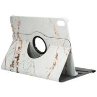 imoshion 360° drehbare Design Tablet Klapphülle für das 10.9 (2022) - White Marble