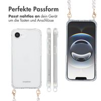 imoshion Back Cover mit Band + Armband Apple iPhone 16e - Perlenherzen