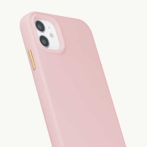Selencia Rivièra Backcover mit MagSafe mit abnehmbaren Haken Apple iPhone 11 - Sorbet Pink