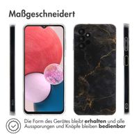 imoshion Design Hülle für das Samsung Galaxy A13 (4G) - Black Marble