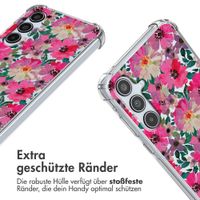 imoshion Design Hülle mit Band für das Samsung Galaxy A35 - Flower Water