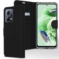 Accezz Wallet TPU Klapphülle Xiaomi Redmi Note 12 / Xiaomi Poco X5 5G - Schwarz