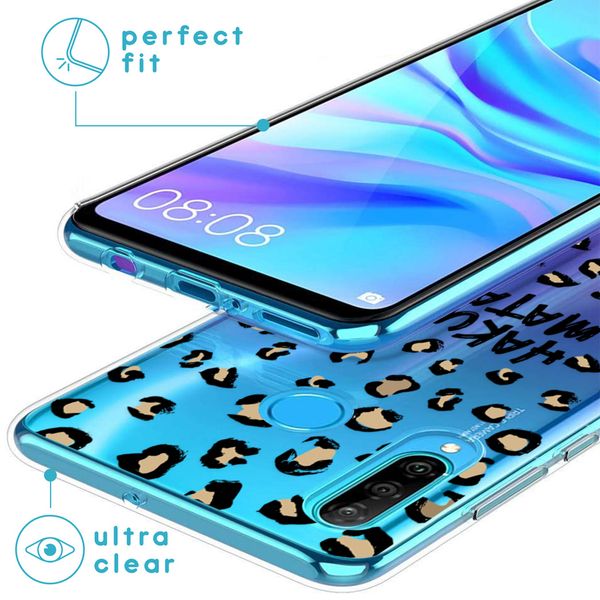 imoshion Design Hülle Huawei P30 Lite - Leopard - Braun / Schwarz