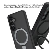 Accezz Ring Stand Backcover mit MagSafe Samsung Galaxy S24 - Schwarz