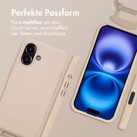 imoshion Color Backcover mit abtrennbarem Band MagSafe für das Apple iPhone 16 - Nude