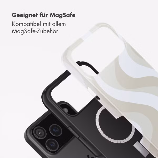 Selencia Vivid Rückabdeckung mit MagSafe Apple iPhone 17 Pro - Desert Waves Beige