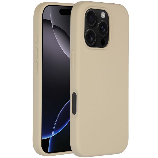 Accezz Liquid Silikoncase mit MagSafe für das iPhone 16 Pro - Stone