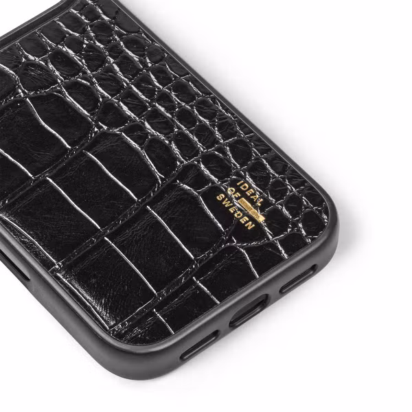 iDeal of Sweden MagSafe-Hülle aus veganem Leder Apple iPhone 17 Pro Max - Black Croco