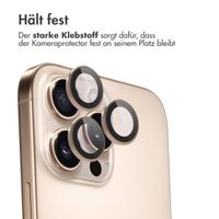 imoshion 2er-Pack Objektivschutz für Kamera für das iPhone 16 Pro / 16 Pro Max - Desert / Titanium