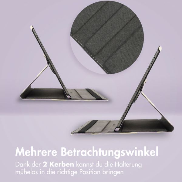 imoshion 360° drehbare Design Klapphülle iPad Air 13 Zoll (2025) M3 / (2024) M2 - Dancing Cubes