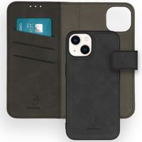 imoshion Entfernbare 2-1 luxuriöse Klapphülle für das Apple iPhone 14 - Schwarz