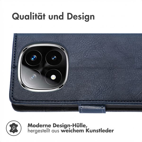 imoshion Luxuriöse Klapphülle Xiaomi Poco X7 - Dunkelblau