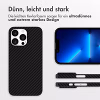 Accezz MagSafe Kevlar Hülle Apple iPhone 13 Pro - Schwarz